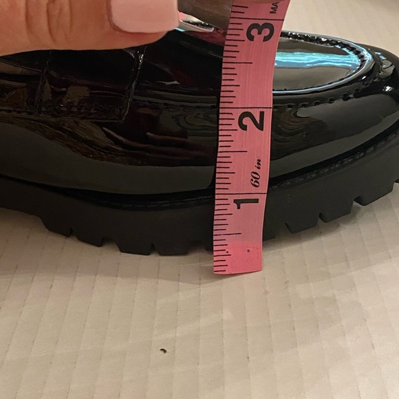 Bandolino Women’s Black Patent Loafers Tassel Fillups Vegan New 8.5 w Box - Picture 9 of 13